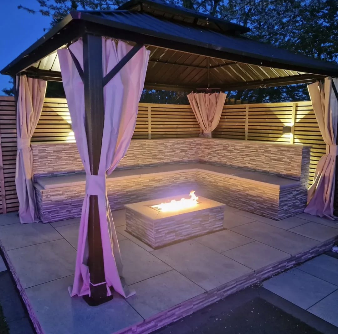 Pergolas & Seating Areas landscaping by Rose Gardens